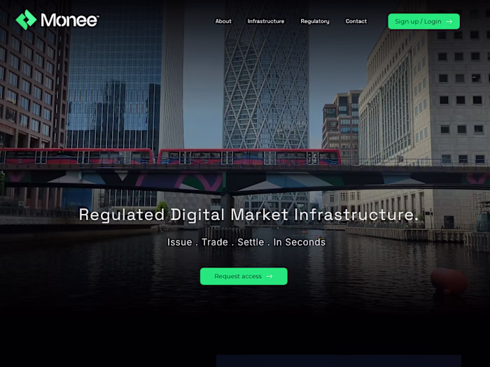 Monee Finance — Fintech Website Design & Development