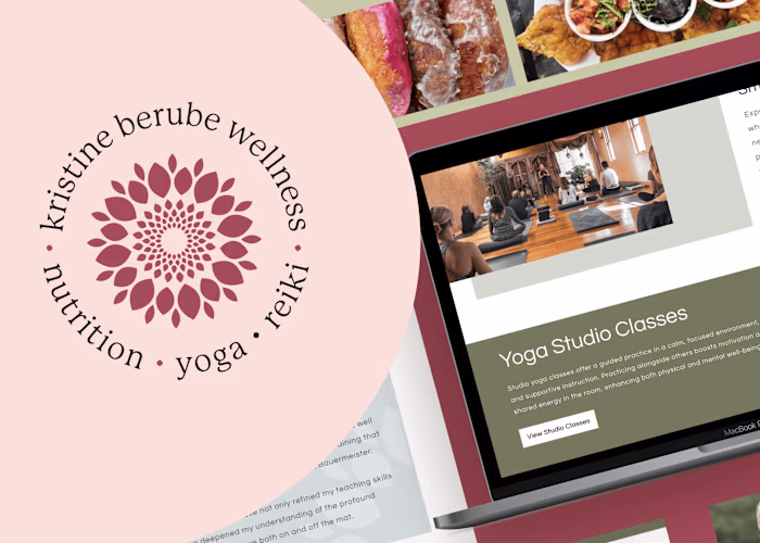Brand & Site Design for Kristine Berube Wellness