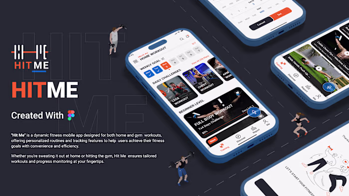 Hit Me Fitness Mobile App