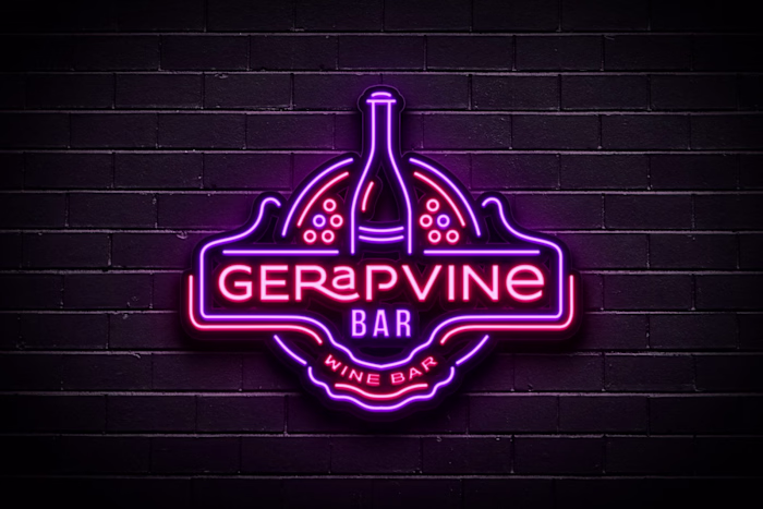 Gerapvine Bar — Neon Sign Concept