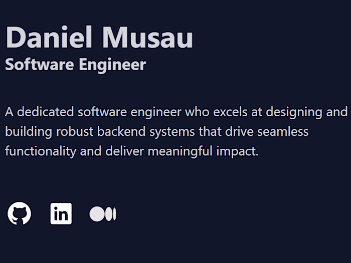 Portfolio website
