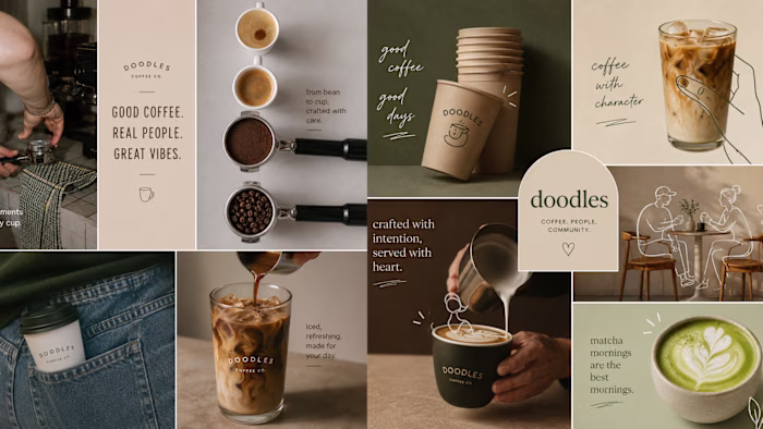 coffee-brand social grid