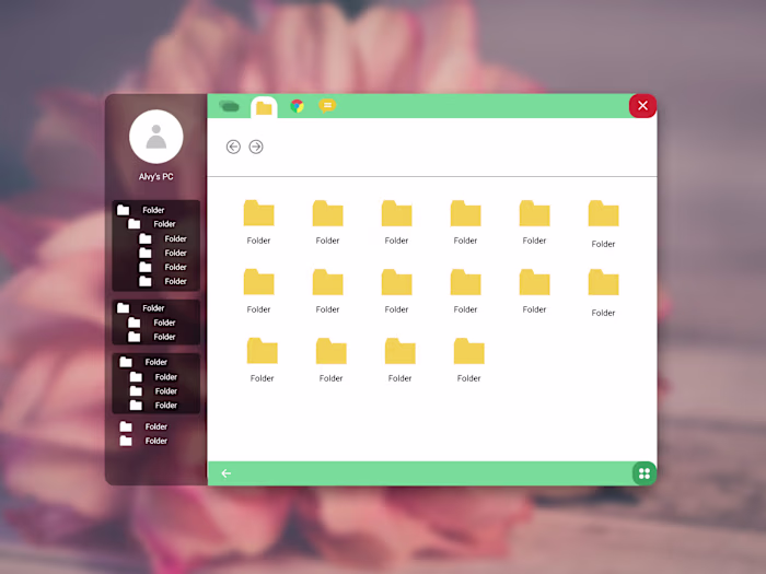 Files Explorer Concept UI Design