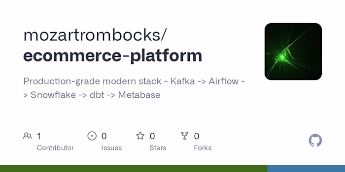 E-Commerce Data Platform Rebuild