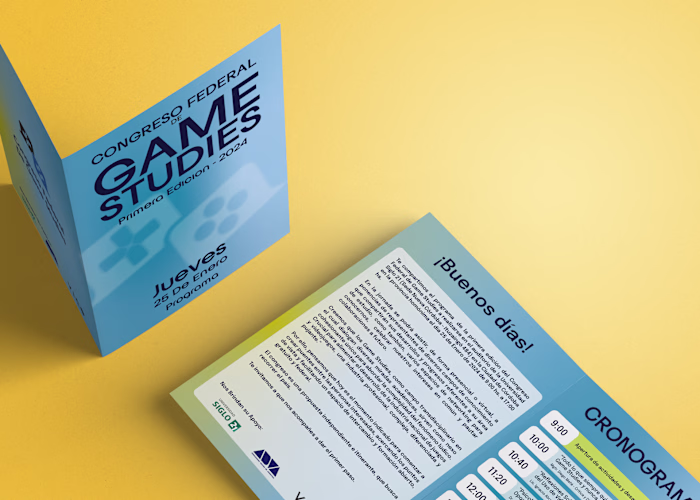 "Congreso Federal de Game Studies" Logo and Branding Design