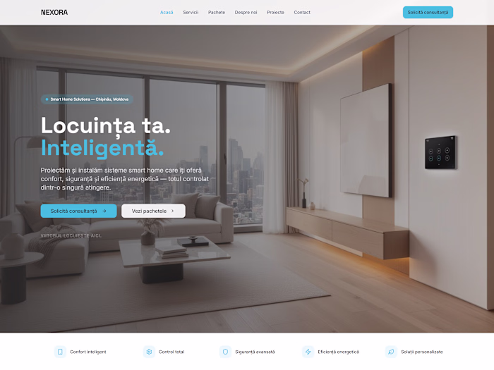 Nexora — Premium Smart Home Website
