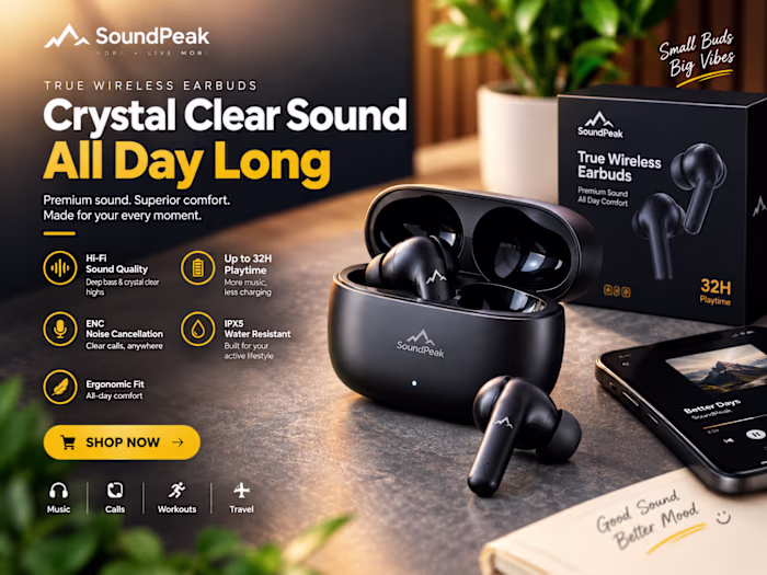 Premium Product Advertisement Design for