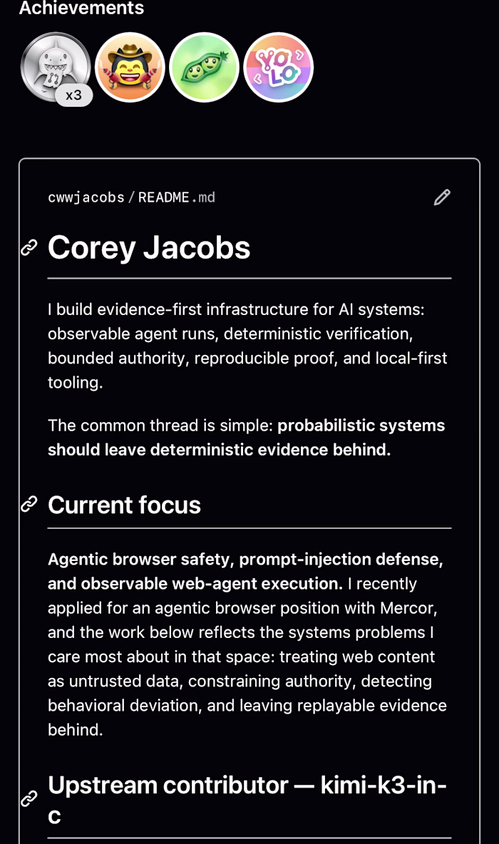 Evidence-First AI Systems