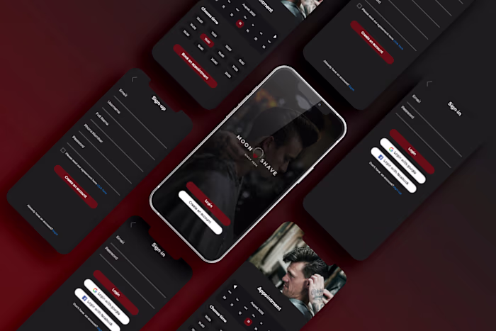 Barber Shop UX UI Design