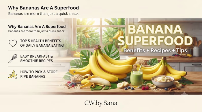 Why Bananas Are A Superfood
Bananas