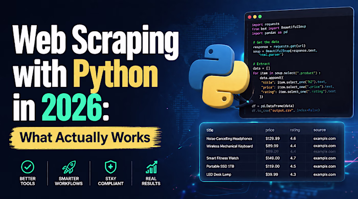 Web Scraping with Python in 2026: What Actually Works