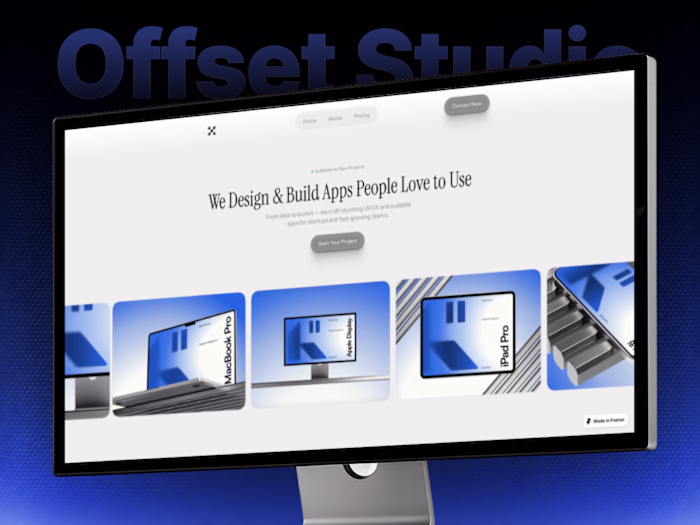 Offset Studio · Agency & portfolio Framer