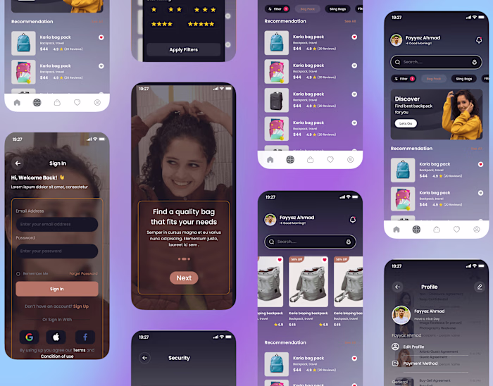 Product Mobile App Design | UIUX | Pro Design
