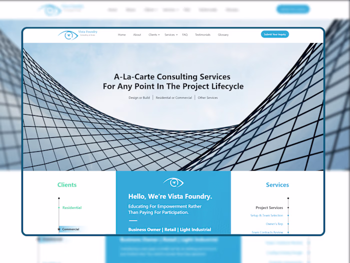 Vista Foundry - Webflow Development