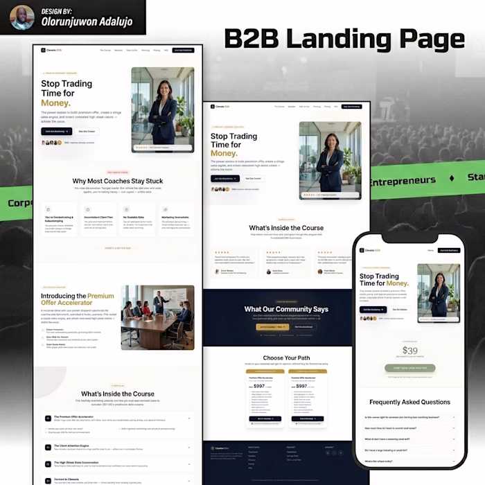 High-Ticket Sales Funnel & B2B