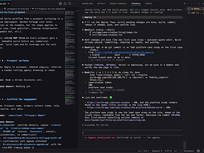 End-to-end automation factory