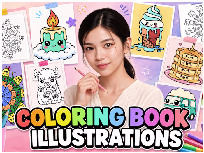 Coloring Book Illustrations