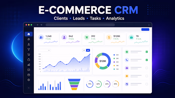 Modern ecommerce CRM designed to