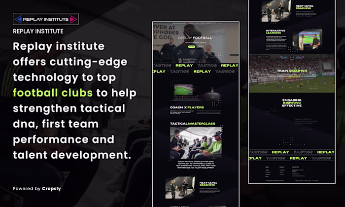 ReplayInstitute.com – Smarter Training, Better Performance 🏆🔥