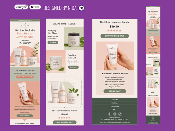Lumière Naturals — Welcome Email