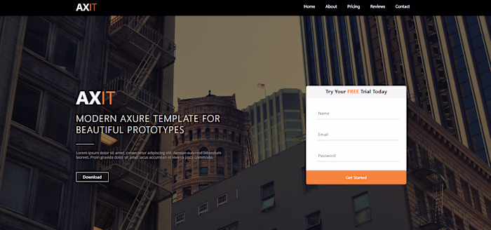 PSD to Landing Page Design