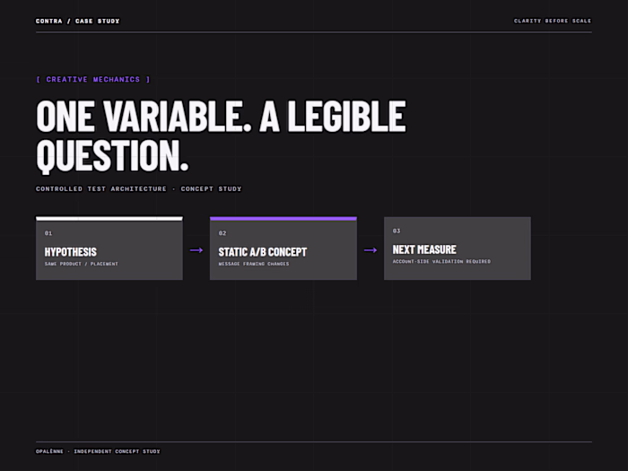 Opalènne | Creative Test Concept