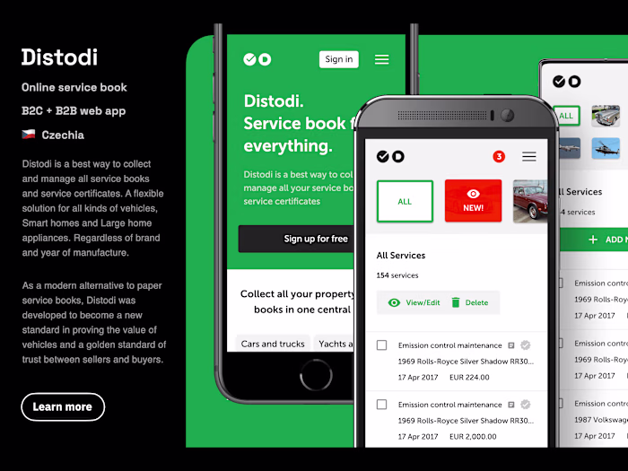 Distodi. Online service book