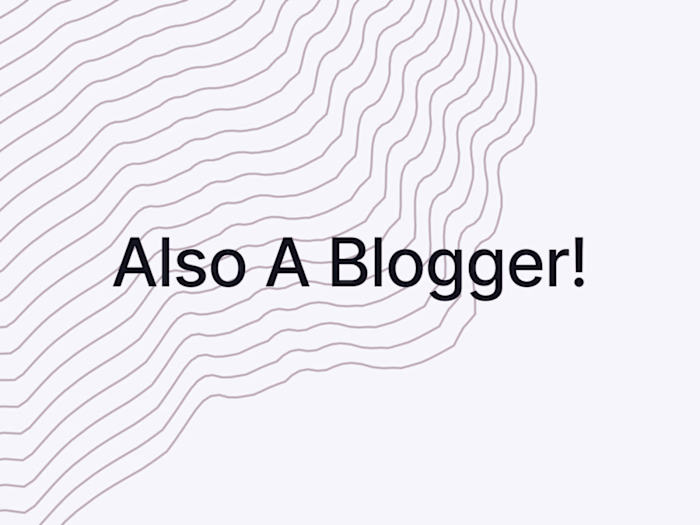 Also A Blogger