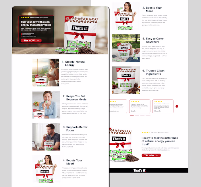 This listicle page to warms up cold traffics, turns clicks i...