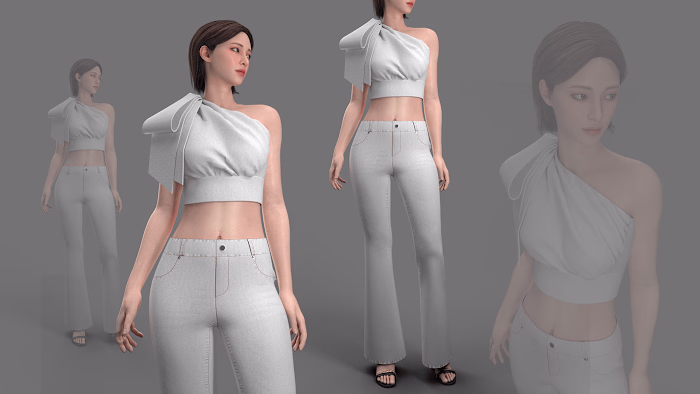 Digital Denim: 3 Colorway Exploration in CLO3D (1) | Images