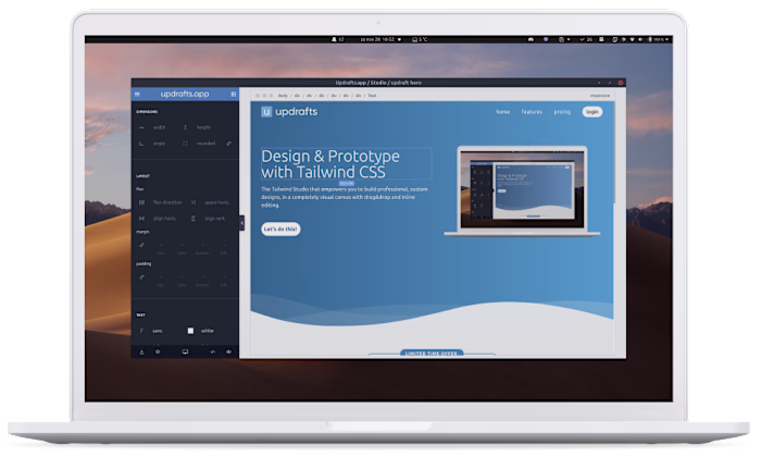 Design & Prototype with Tailwind CSS