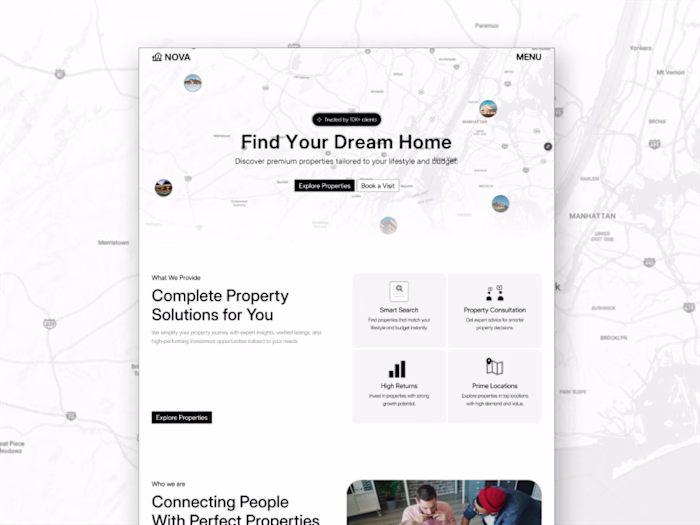 NovaVista is a modern Framer
