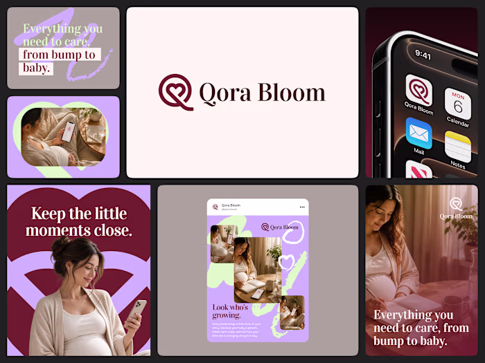 Brand Identity for Motherhood Care App What do you think abo...