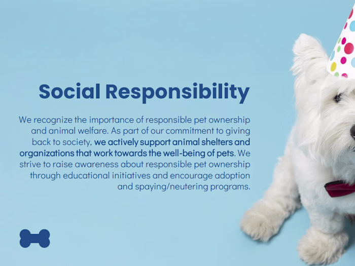 Company Profile for Pet Food Company