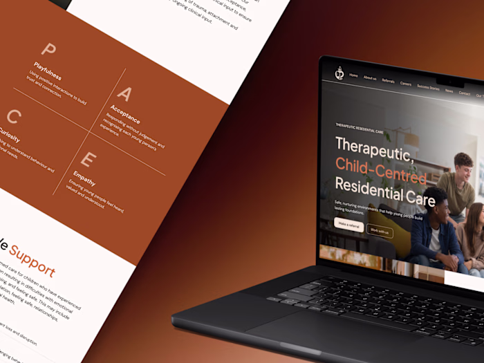 A WEBSITE THAT EARNS TRUST👐🏻 | CARE HOME UX UI DESIGN