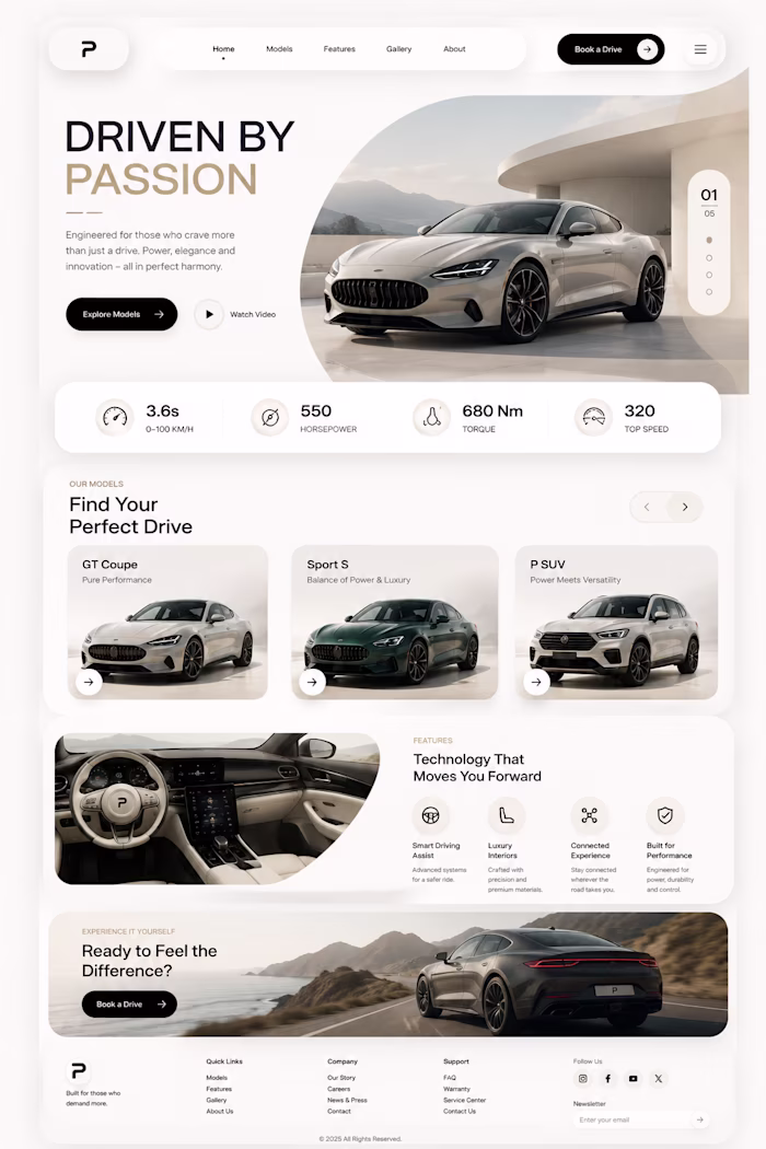 Driven by Passion — Premium