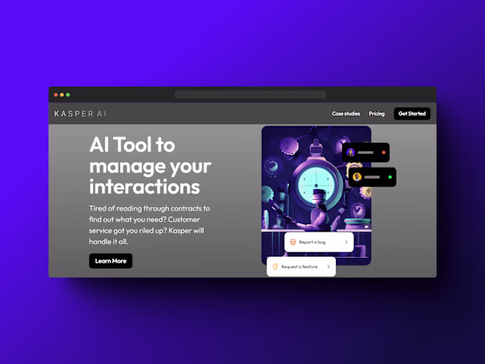 Kasper AI Website