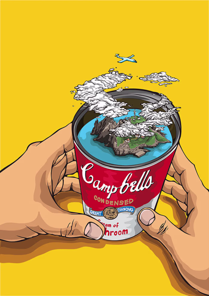 Island in Campbell Soup