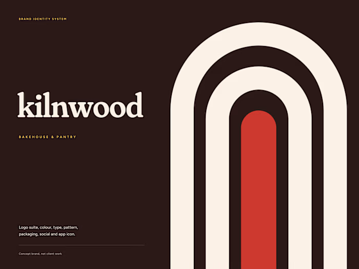 Kilnwood: Sourdough Bakery Identity and Packaging Suite