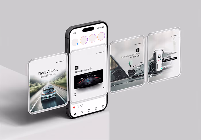 Exicom — Social Media Content & Visual System