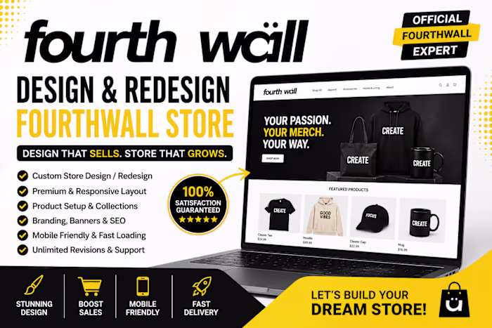 Designed a fully branded Fourthwall