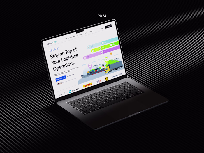 Logictics Landing Page Design