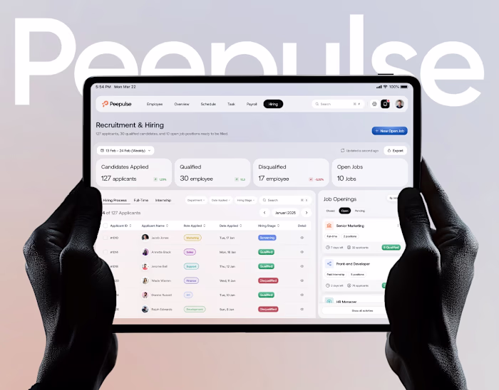 Peepulse - HR Management Dashboard
