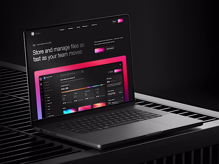 Garner - Storage Landing Page