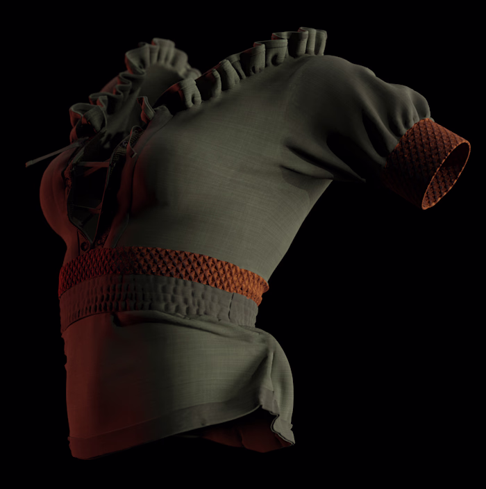 Marvelous Designer - Medieval Style Blouse