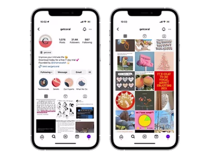 SOCIAL MEDIA AND CONTENT FOR CORAL