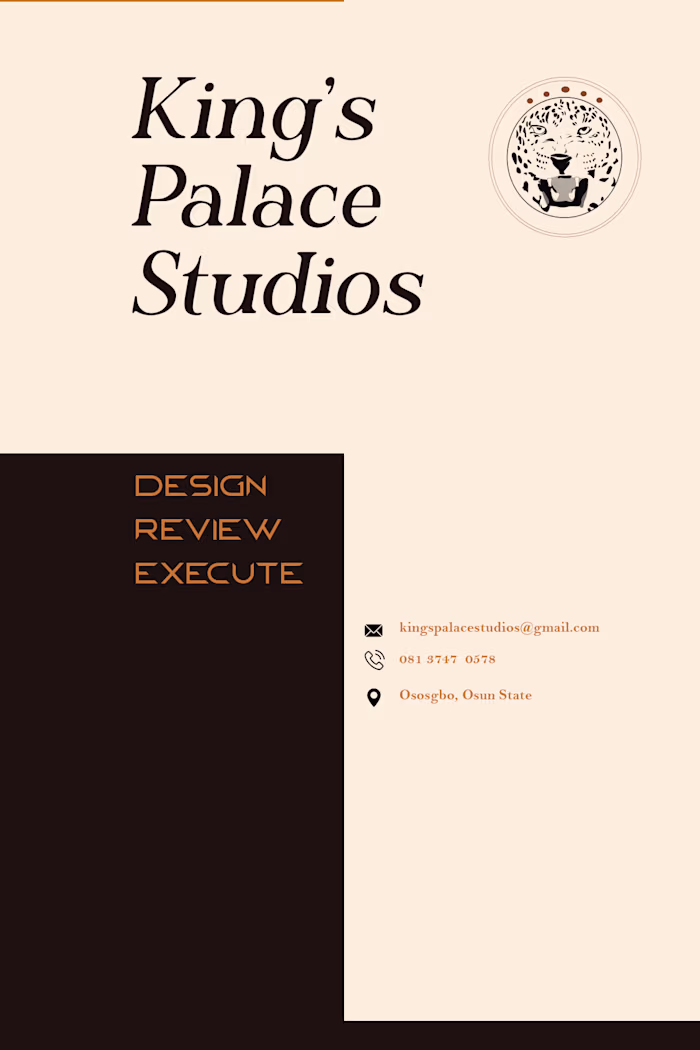 Brand Identity design for King's Palace Studios