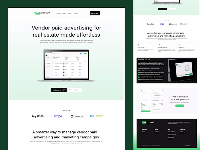 VPA Connect: Framer Development for a Payments Platform