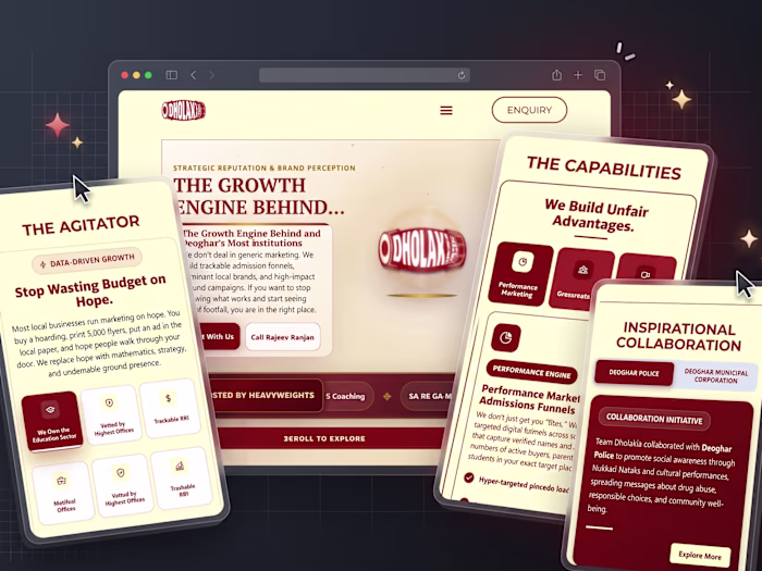 Team Dholakia - Leading Marketing Agency Website