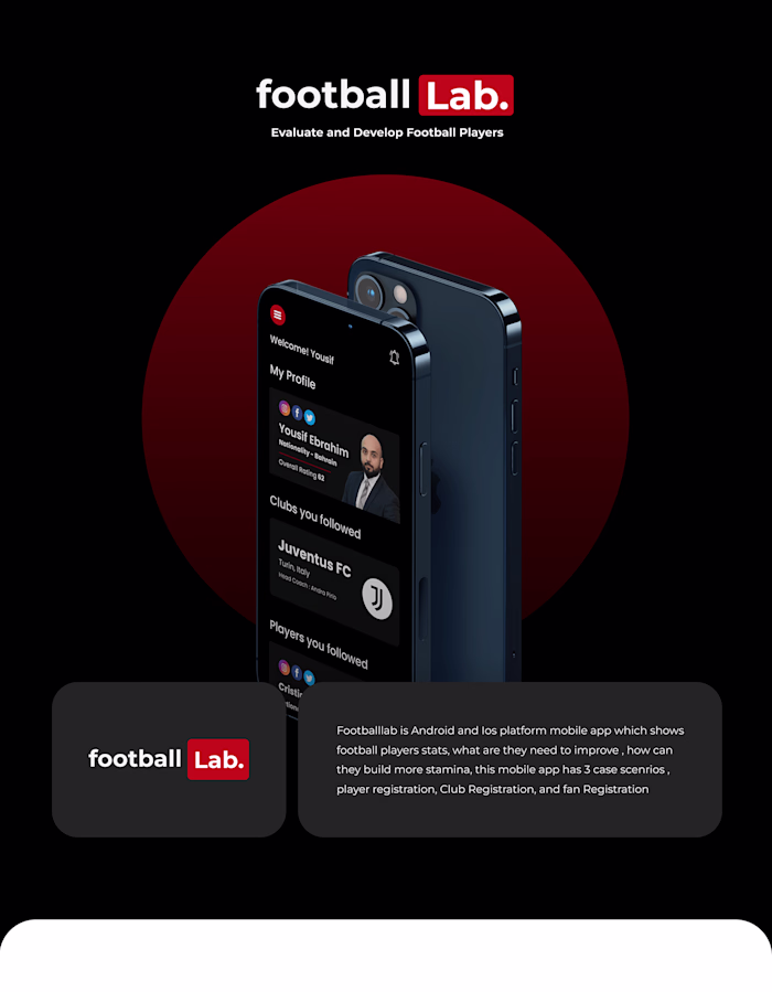 Football Lab. UX UI Design